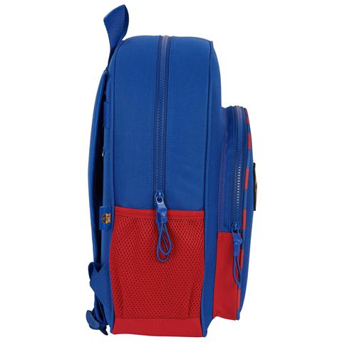 Zaino Scuola Azzurro Rosso Granato 32 X 38 X 12 Cm - Foto 3