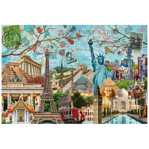 Puzzle Ravensburger 17118 Big Cities Collage 5000 Pezzi - Foto 1