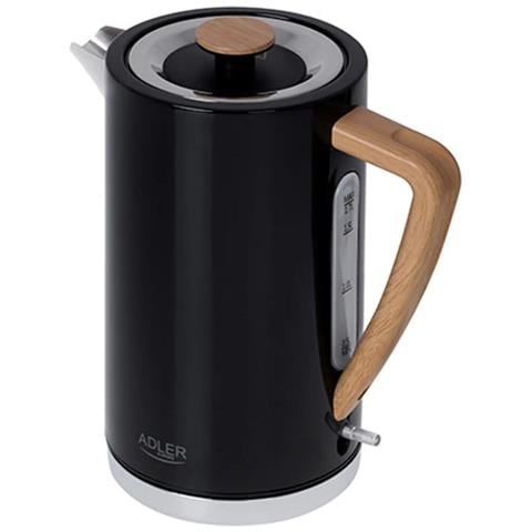 Bollitore Ad 1347b Nero Legno 2200 W 1850 W 1,7 L - Foto 1