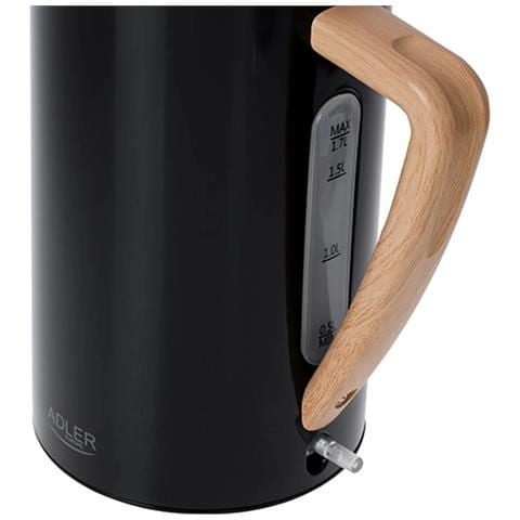Bollitore Ad 1347b Nero Legno 2200 W 1850 W 1,7 L - Foto 2