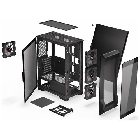 Case Computer Desktop Atx Krxd001 Nero - Foto 2