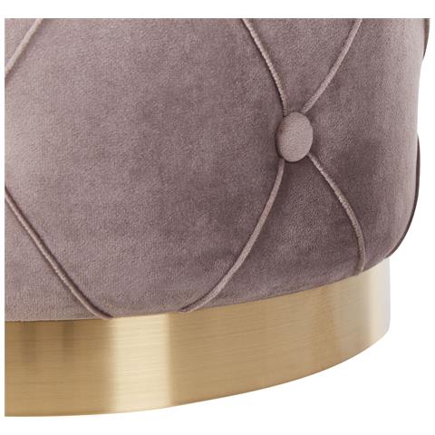 Set Di 2 Pouf Contenitore Pueblo Velluto Tortora - Foto 8