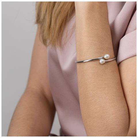 Masa Bangle Argento /perla Bianca - Foto 2