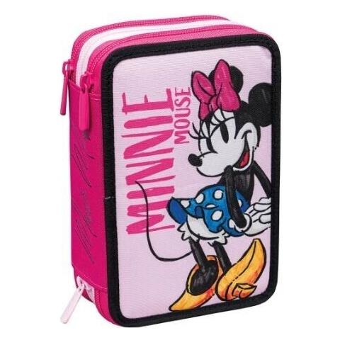 Astuccio 3 Zip Disney Minnie Mouse - Foto 1
