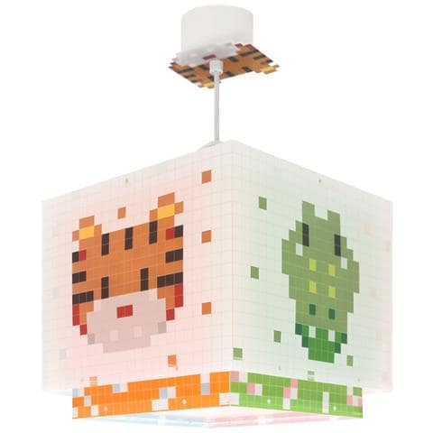 Lampada Da Soffitto Per Bambini Little Pixel Arte Pixelata - Foto 1