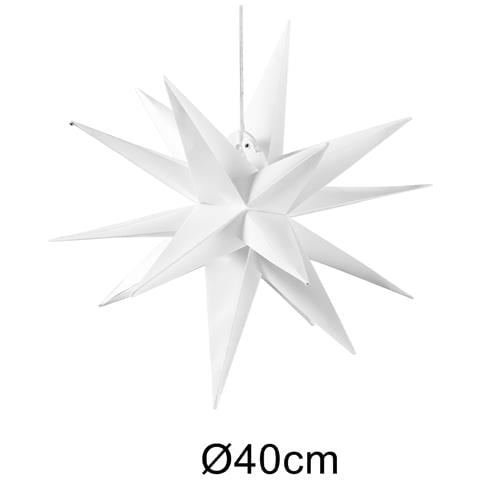 Stella Luminosa Di Natale Da Soffitto Decorazione Natalizia Led Rgb 40cm Con App - Foto 5