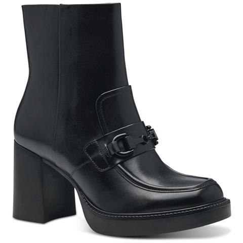 Black Elegant Closed Booties Stivaletti Pelle Scarpe Donna Nero Eu 38, 1-25358-41 001 - Foto 1