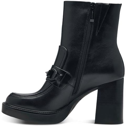 Black Elegant Closed Booties Stivaletti Pelle Scarpe Donna Nero Eu 38, 1-25358-41 001 - Foto 3