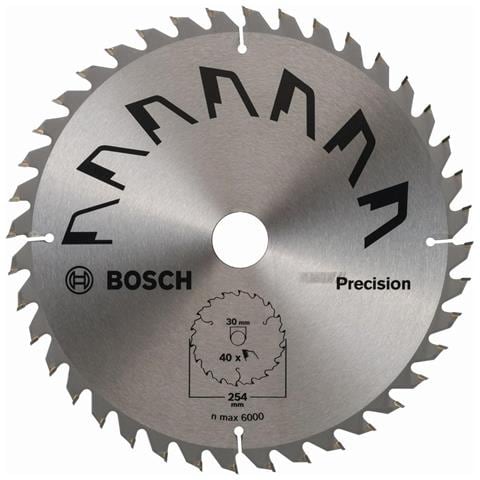 Lama Per Sega Circolare ""precision"" Diametro 24mm - Foro 30mm 40 Denti - Foto 1