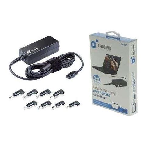 Caricatore Automatico Universale per Laptop 45W - 8 Diversi Connettori - Foto 1
