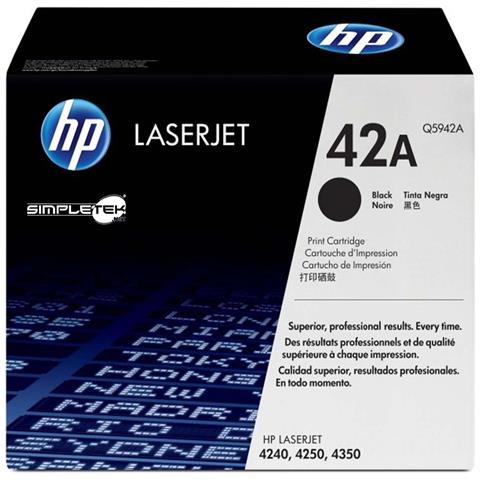 Q5942a 42a Toner Originale Nero Laserjet 4200 4250 4300 4345 4350 Dtn Mfp - Foto 2