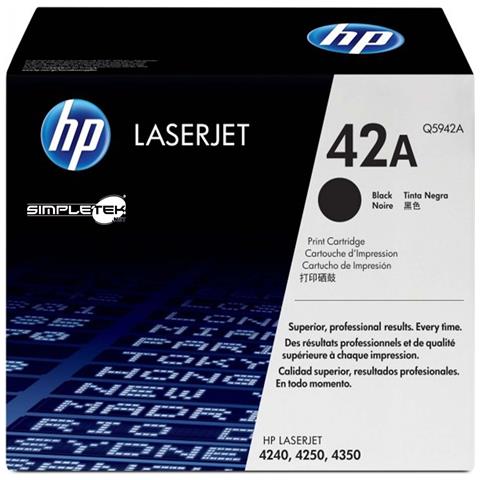 Q5942a 42a Toner Originale Nero Laserjet 4200 4250 4300 4345 4350 Dtn Mfp - Foto 1