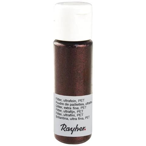 Glitter Ultrafine ""pet"" 20ml - Colore Marrone - Foto 1