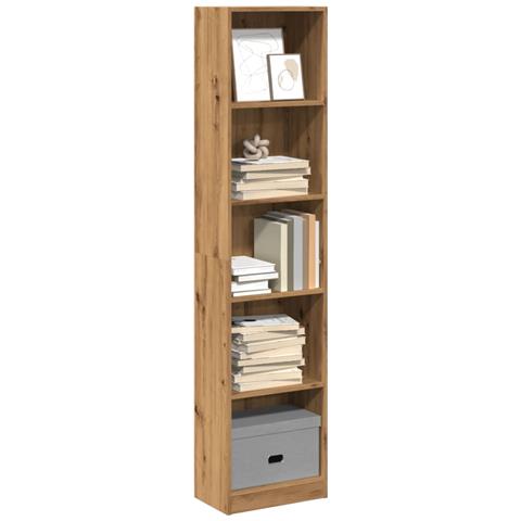 Libreria Rovere Artigianale 40x24x176 Cm In Legno Multistrato - Foto 1