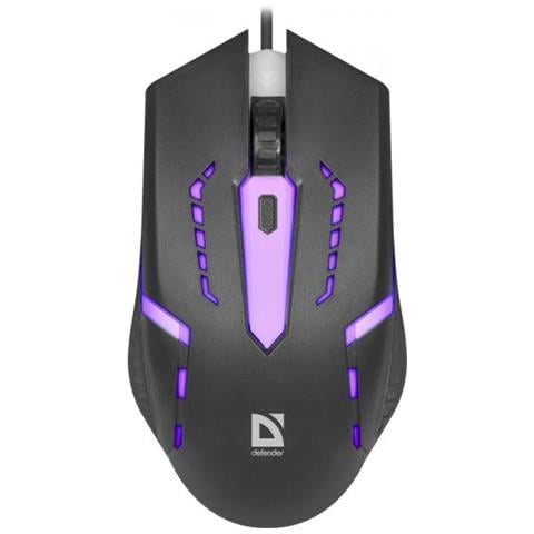 Mouse Ottico Cablato Flash Mb-600l, Led, 1200 Dpi, 4 Tasti, 52600 - Foto 1