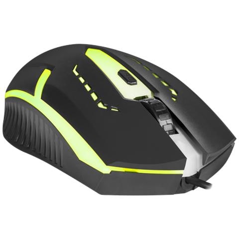 Mouse Ottico Cablato Flash Mb-600l, Led, 1200 Dpi, 4 Tasti, 52600 - Foto 2