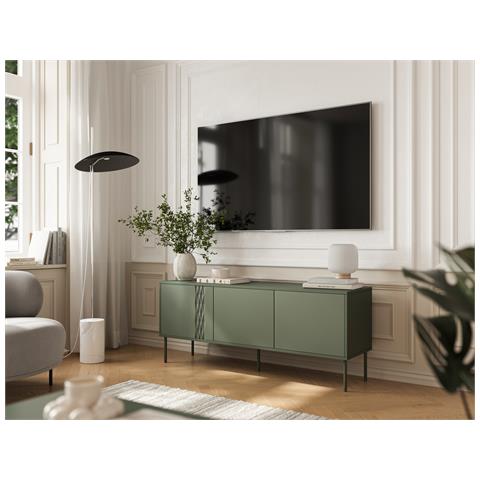 Armadio RTV 3D TRESSE 150x40x55 verde opaco - Foto 2