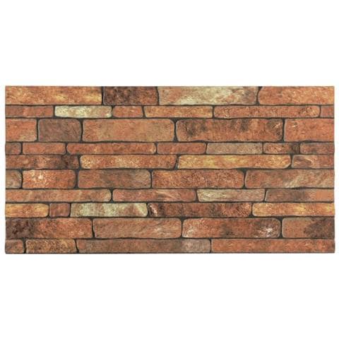 Lusso Casadino -  Pannelli Murali 3d Con Mattoni Marrone 10 Pz In Eps - Foto 1