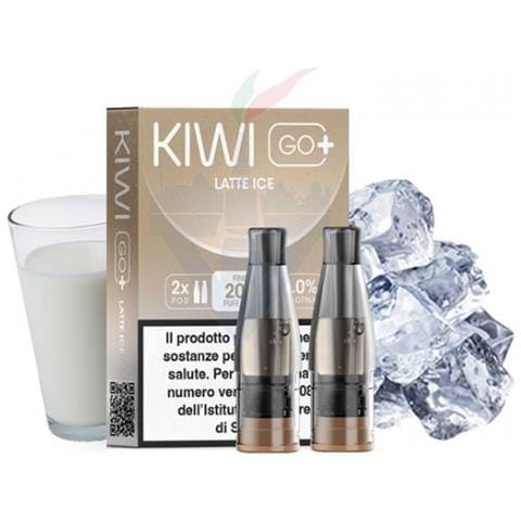 0mg Latte Ice - Pod Precaricata Kiwi Go Plus - 2 Pezzi - Kiwi Vapor - Foto 1