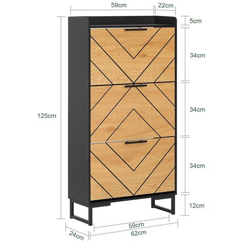 Sobuy Scarpiera 62x24x125cm Fsr164-sch - Foto 2