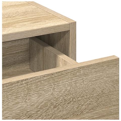 Specchiera a parete Rovere Sonoma 60x40x70 cm - Foto 9