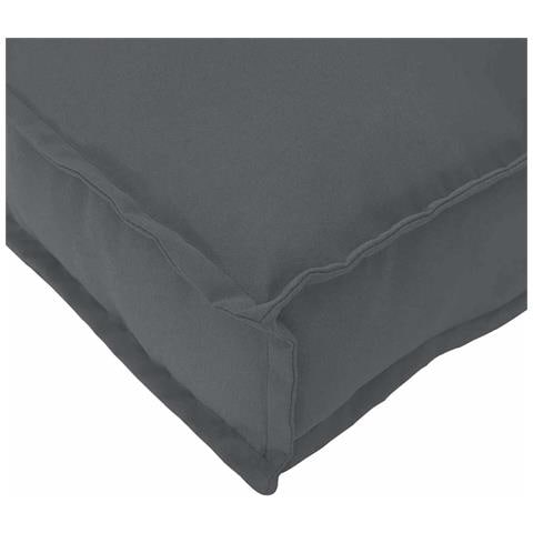 Cuscino per seduta pallet 6 pcs Antracite 40 x 40 x 8 cm - Foto 9