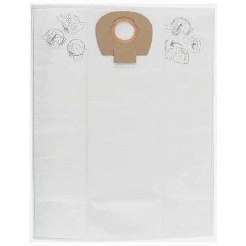 Confezione Da 10 Sacchetti Per Aspirapolvere In Tessuto Non Tessuto Bianco Compatibili Con Mirka, Nilfisk E Makita - Foto 2