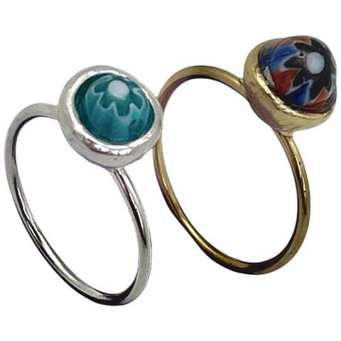 Confezione Di Anelli Talisman Of Light In Argento E Oro Da 10µ - Foto 1