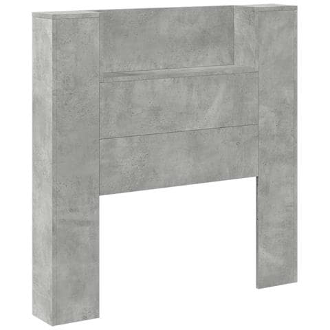 Testiera Grigio cemento 100 x 16,5 x 103,5 cm Legno multistrato - Foto 1