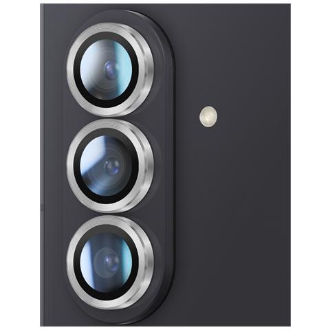 Protezione Obiettivo Fotocamera Per Galaxy Z Fold 7 Tripla Lente, Argento - Foto 2