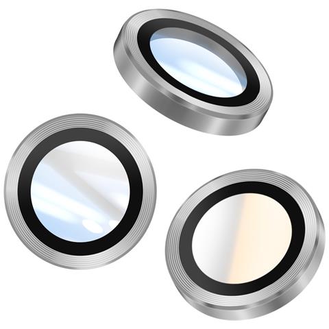 Protezione Obiettivo Fotocamera Per Galaxy Z Fold 7 Tripla Lente, Argento - Foto 5