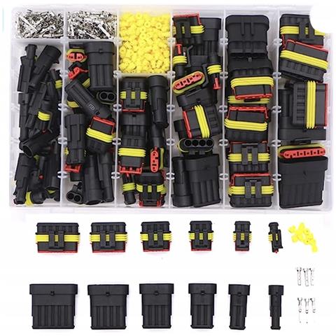 Set Di Connettori Elettrici Ermetici - 622 Pezzi | Ip67, 14a, 24v, -40°c A +125°c | Uso Universale In Auto, Elettronica, Telecomunicazioni - Foto 1