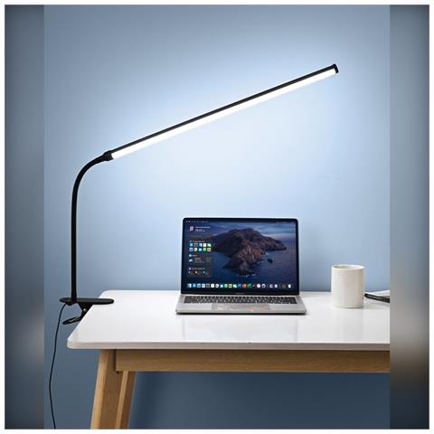 Lampada Led Clip-on Per Cura Degli Occhi — Pannello Full Spectrum 13w, Clip Usb, Senza Sfarfallio, Temperatura Colore Regolabile 38cm - Foto 2