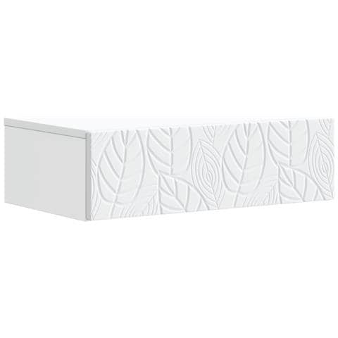 Tavolino da Parete Laterale Bianco 87,5 x 34,5 x 17 cm - Foto 1