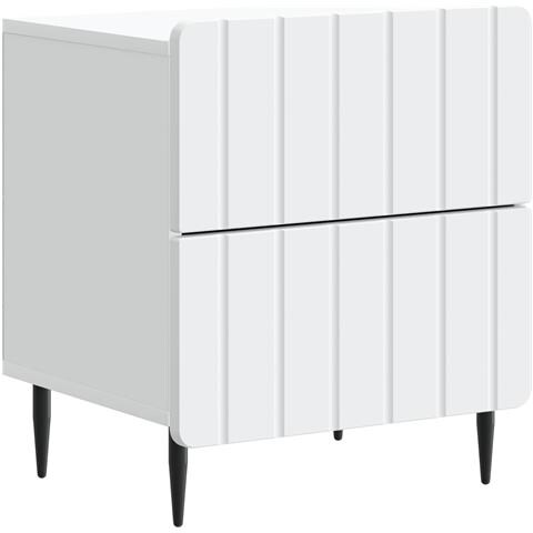 Armadio da Notte con cassetto Bianco 43 x 34,5 x 49,5 cm - Foto 1