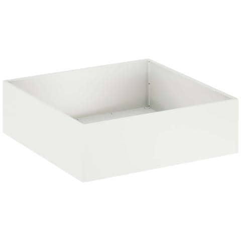 Vaso da giardino Bianco 80 x 80 x 30 cm - Foto 1