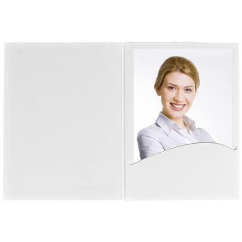 1x100 Daiber cartoncin. portafoto Profi-Line 10x15 bianco opaco - Foto 1