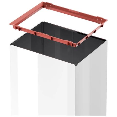 Pattumiera Big-box Swing Taglia L 35 L Bianca 0840-131 - Foto 2