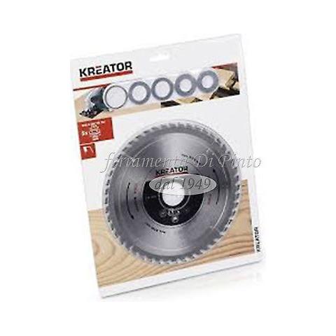 Lama Sega Circolare Troncatrice Mm 160 185 190 200 210 216 250 254 260 305 315 - Mm 185x30x2,4 Denti 48 - Krt021051 - Foto 3