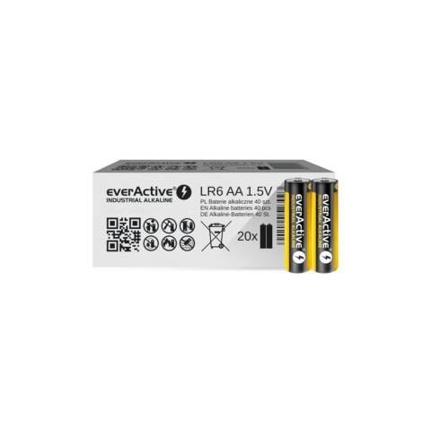 Batterie Lr6 Stilo Aa Industriali Blister 40 Pezzi (2 X 20) - Foto 1