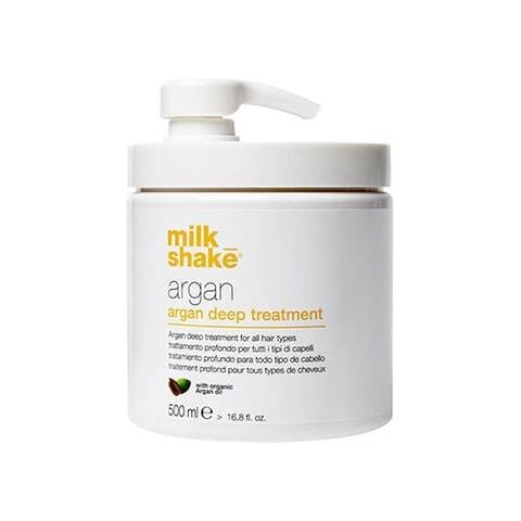 Milk Shake, Argan, Olio Di Argan Biologico, Trattamento Con Crema Per Capelli, Per Nutrire, 500 Ml - Foto 1