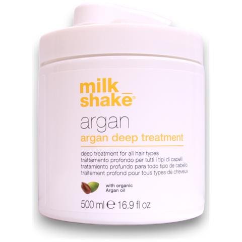 Milk Shake, Argan, Olio Di Argan Biologico, Trattamento Con Crema Per Capelli, Per Nutrire, 500 Ml - Foto 2