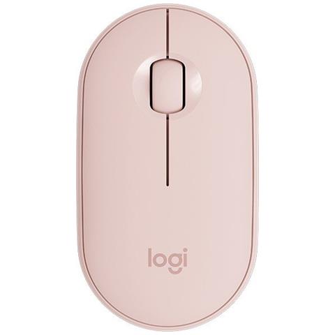 Mouse Wireless Pebble M350 3 Tasti 1000 DPI Colore Rosa - Foto 2
