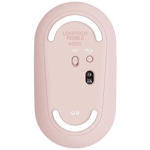 Mouse Wireless Pebble M350 3 Tasti 1000 DPI Colore Rosa - Foto 4
