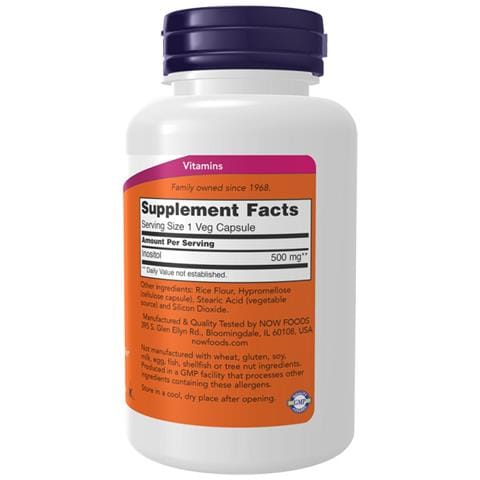 Inositol 500 Mg, 100 Capsules - Inositolo - Foto 3