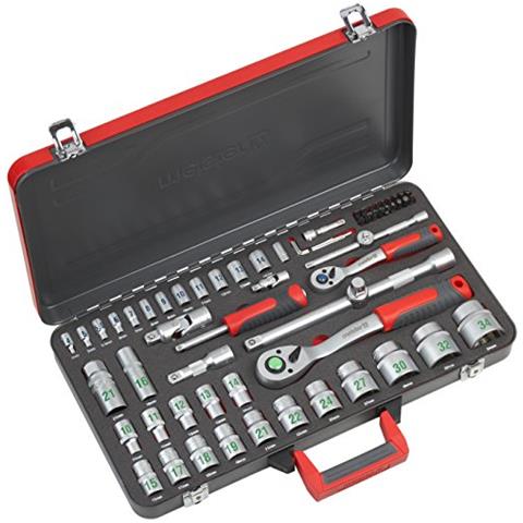 Maestro Inserti E Chiavi Ha Bussola Set 6,35 Millimetri (0,64 Cm) E 12,7 Millimetri (1,27 Cm), 64 Teilig, 8.429.300 - Foto 1