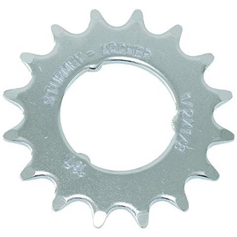 Steck-ritzel Flach (1/2×1/8') / / 13/14/15/16/17/18 Zähne, Ausführung: verchromt, Dimension: 16 Zähne - Foto 1