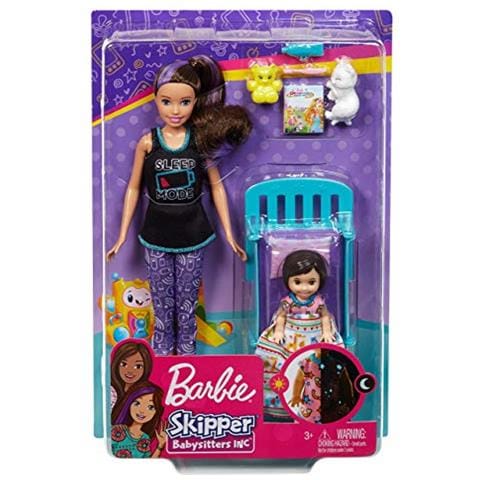 Barbie- Skipper Babysitter Playset Nanna Lettino E Accessori, Giocattolo Per Bambini 3+ Anni, Ghv88 - Foto 2