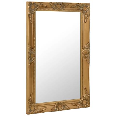 Specchio Da Parete Stile Barocco 50x80 Cm Oro - Foto 2