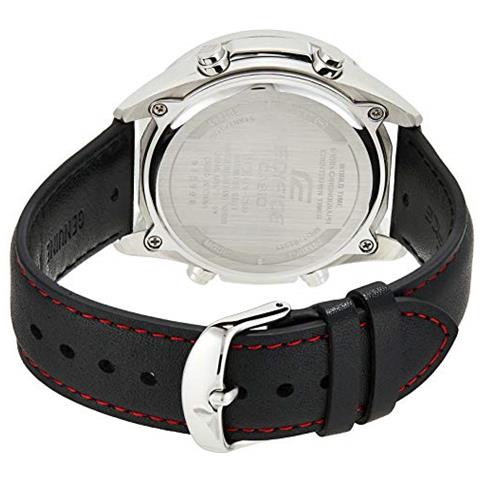 Casio Orologio, Robusta Cassa, 10 Bar, Nero, Uomo Con Cinturino In Acciaio Inox Efv-c100l-1avef - Foto 4
